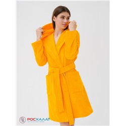 Махровый женский укороченный халат с капюшоном МЗ-01 (71)