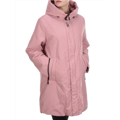 M818 PINK Куртка демисезонная женская (100 гр. синтепон) размеры 48-50-52-54-56-58