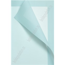 Пленка для цветов 58*58 см (20 листов) SF-7060, голубой №03