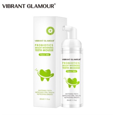 VIBRANT GLAMOUR Отбеливающая пенка для ухода за зубами VG-KQ002 60 мл