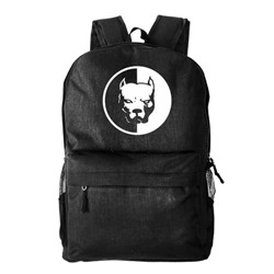 Рюкзак текстильный, молодежный "Питбуль (лого)"
