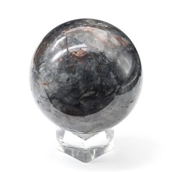 Шар из яшмы серебряной, диаметр 66мм, 404г