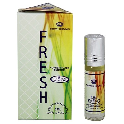 Al-Rehab Concentrated Perfume FRESH (Масляные арабские духи ФРЕШ (унисекс), Аль-Рехаб), 6 мл.