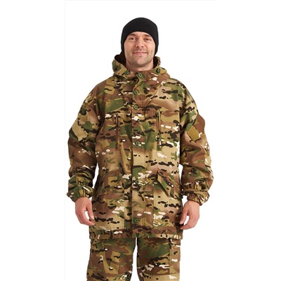 Костюм мужской "ГОРКА-М" куртка/брюки, цвет: кмф "Мультикам", ткань Рип-стоп
