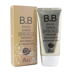 BB Cream Ekel Whitening Anti-Wrinkle Sun Protection Gold Snail SPF50+ PA+++