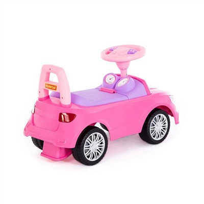 322757 Полесье Каталка-автомобиль "SuperCar" №3 со звуковым сигналом (розовая)