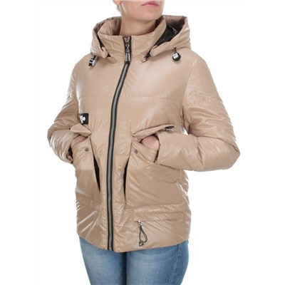 8267 BEIGE Куртка демисезонная женская BAOFANI (100 гр. синтепон) размер 50/52 идет на 50 российский