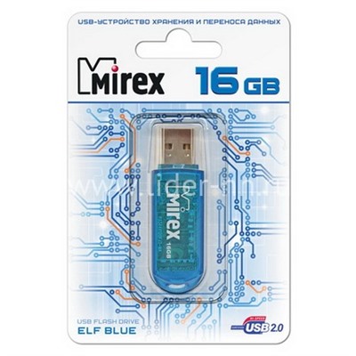 USB Flash 16GB Mirex ELF BLUE