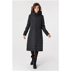 Чёрное женское пальто 21318