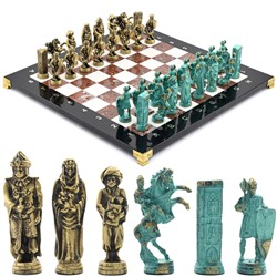 Шахматы подарочные с металлическими фигурами "Эль Сид", 350*350мм
