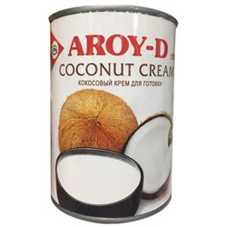COCONUT CREAM, AROY-D (КОКОСОВЫЙ КРЕМ ДЛЯ ГОТОВКИ жирность 20-22%, АРОЙ-Д), 560 мл.