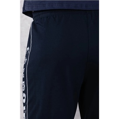 брюки спортивные 
            3.MM123A-синий-тёмный