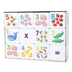Кубики для умников «Арифметика» 12 штук