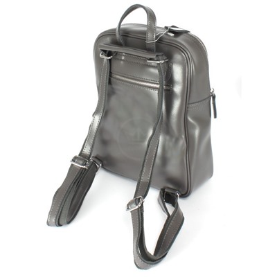 Рюкзак жен натуральная кожа JRP-8631,  1отд,  5внут+3внеш/карм,  серый 248196
