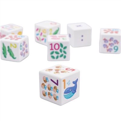 Развивающие кубики для умников «Арифметика» (12 штук)