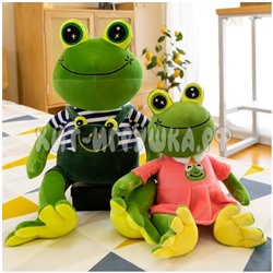 Мягкая игрушка ЛЯГУШКА 50 см (ВЫБОР ЦВЕТА) frog50, frog50_дев, frog50_мал