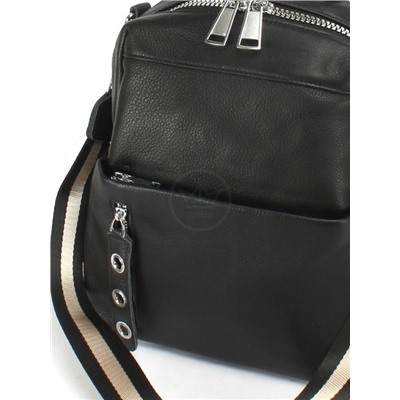 Рюкзак жен натуральная кожа JRP-8903-9,  1отд,  5внеш,  3внут/карм,  черный 248123