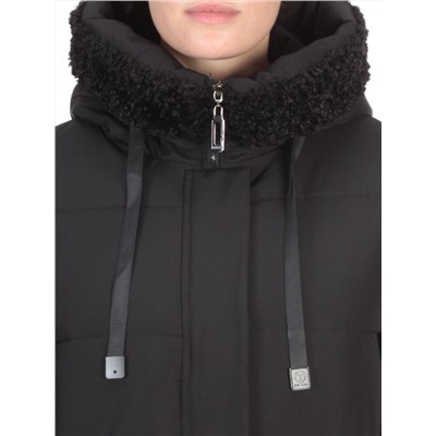 2197-2 BLACK Пальто зимнее женское OLAYEETE (200 гр. холлофайбера) размеры 46-48-50-52-54-56