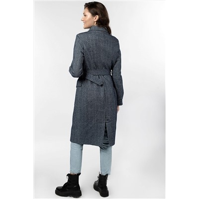 01-10336 Пальто женское демисезонное (пояс)