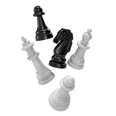 Шашки-Шахматы-Нарды в бежевой пластиковой коробке (большие)