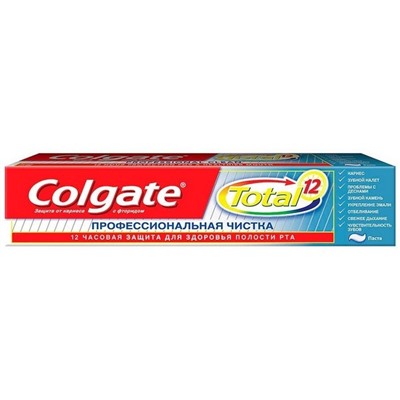 З.п.Colgate  75ml Total 12 Проф. чистка ПАСТА