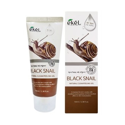 Пилинг-гель Ekel Black Snail Natural Clean Peeling Gel 100ml