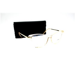 Компьютерные очки c футляром - CLAZIANO 9012 бежевый прозрачный