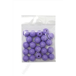 Бусинки пластиковые 16 мм*50 гр (ВР-621) фиолетовый