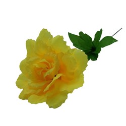 Цветок искусственный Пион 47см желтый YL-49 (выпис.по 12шт)