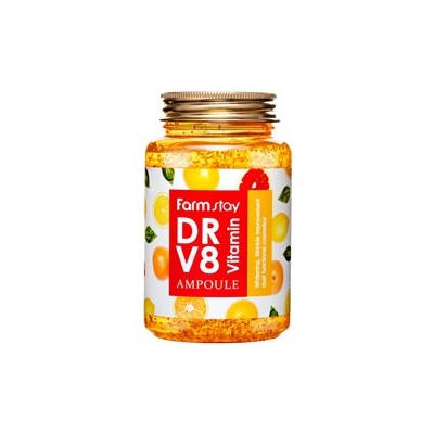 Ампульная сыворотка для лица Farmstay DR-V8 Vitamin Ampoule 250ml  с витаминным комплексом