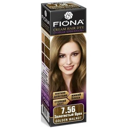 FIONA Стойкая крем-краска д/волос  7.56 Золотистый орех