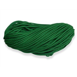 Шнур с сердечником 5 мм полиэфирный "Темно - зеленый"