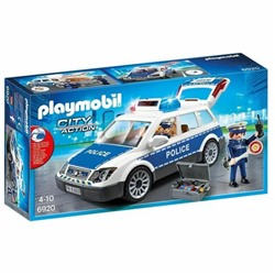 Playmobil. Конструктор арт.6920 "Police Emergency Vehicle" (Полицейская машина со светом и звуком)