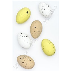 Пасхальный декор "Яйца" 4*6 см (9 шт) SF-5005, 3 цвета