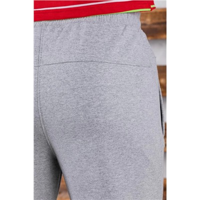 брюки спортивные 
            3.MM114B-серый-светлый