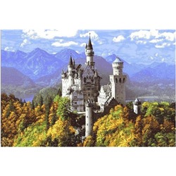 Замок Нойшванштайн - гобеленовая картина