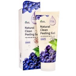 Пилинг-скатка Ekel  Grape natural clean peeling gel, 180мл с экстрактом винограда