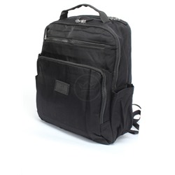 Рюкзак жен текстиль CF-0423,  2 отд,  3внут+4внеш/ карм,  черный 256583