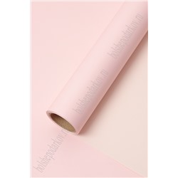 Пленка двухсторонняя для цветов в рулоне 58 см*10 м (SF-7058) розовый/персиковый №166