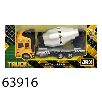 JRX. Машина "Строитель" в ассортименте 23 см (металл) с инерционным механизмом арт.63916