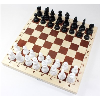 Игра настольная «Шахматы» пластмассовые (поле 29х29 см)