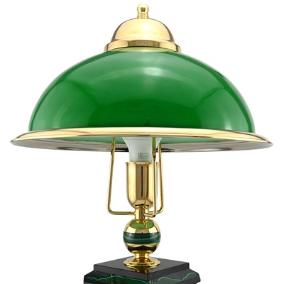 Лампа настольная из малахита 345*345*645мм. в подарочной упаковке