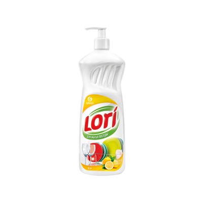 СуперСредство для мытья посуды "Lori" (лимон) 1 л (1/12) "grass"