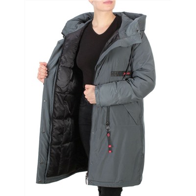 21-967 AQUAMARINE Пальто зимнее женское AIKESDFRS (200 гр. холлофайбера) размеры 50-52-54-56-58-60