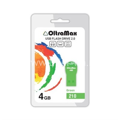 USB Flash 4GB Oltramax (210) зеленый