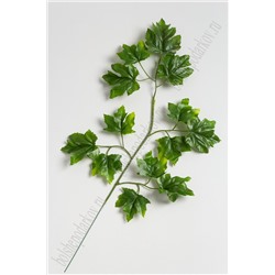Веточка листьев "Клен" (12 шт) SF-128, зеленый