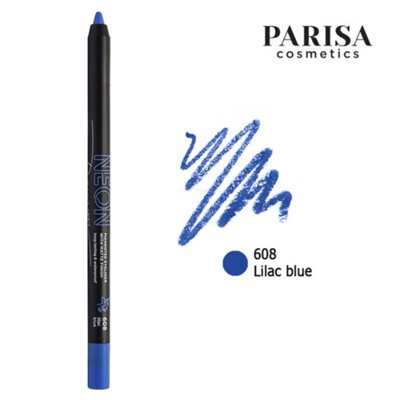 Карандаш д/глаз NEON с матовым покрытием 608 синий Parisa
