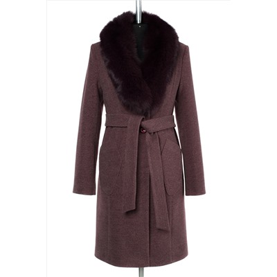 02-3002 Пальто женское утепленное (пояс)