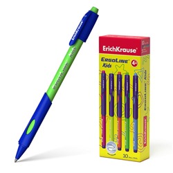 ErichKrause® Ручка шариковая "Ultra Glide Technology ErgoLine® Kids" синяя (поштучно) арт.41539