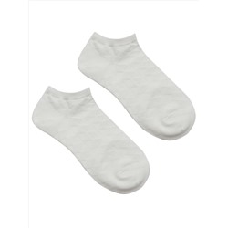 Короткие носки р.35-40 "Knit" Белые с Перфорацией